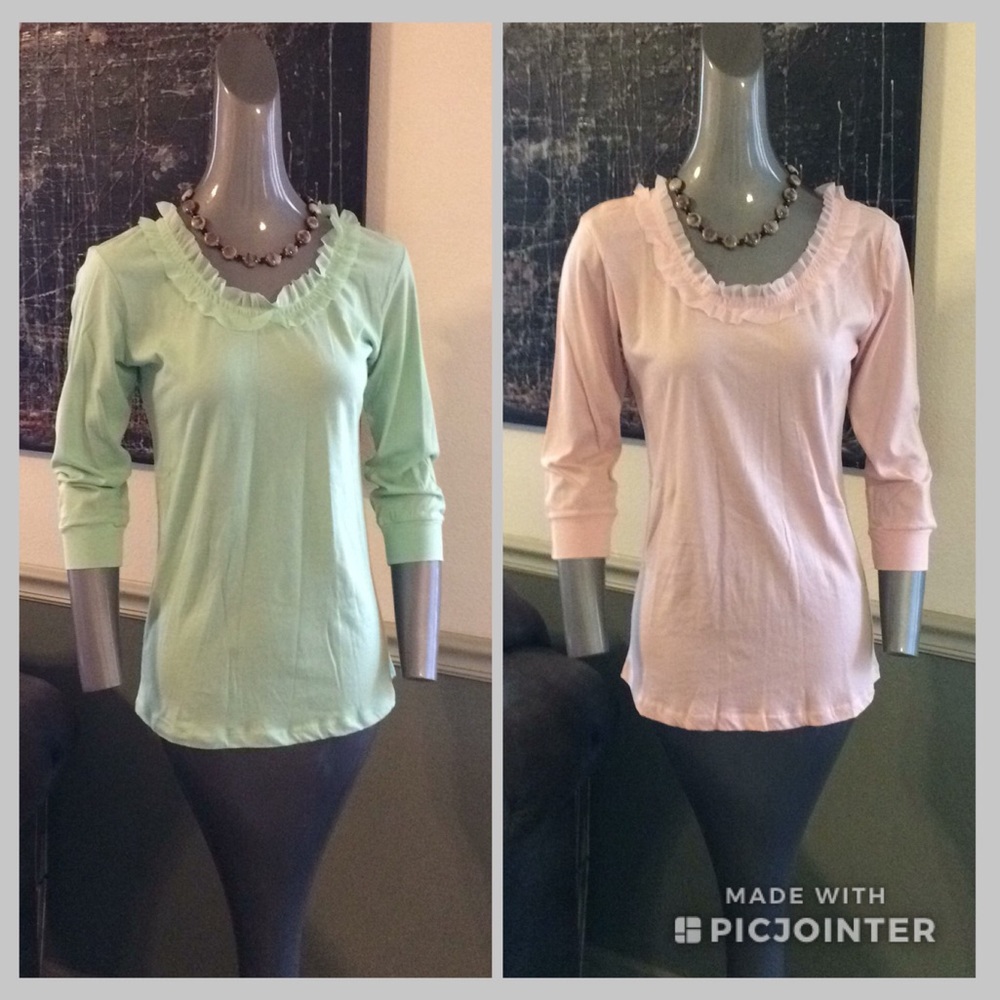 2 piece Bella Bird ‘Journey’ 3/4 Sleeve Tee Bundle